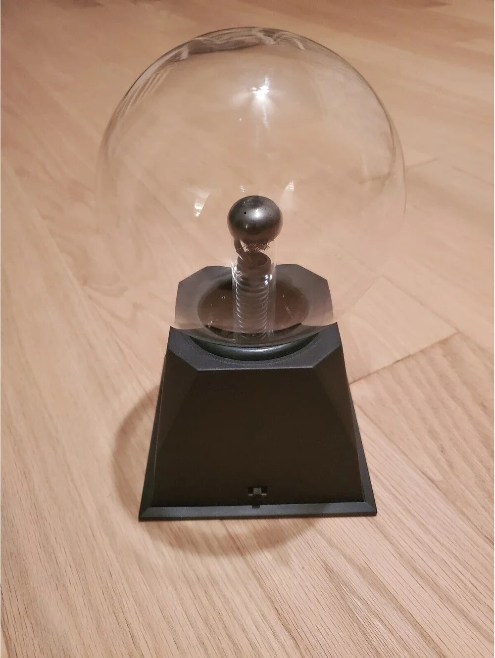 Plasma Ball Lamp with Black Base